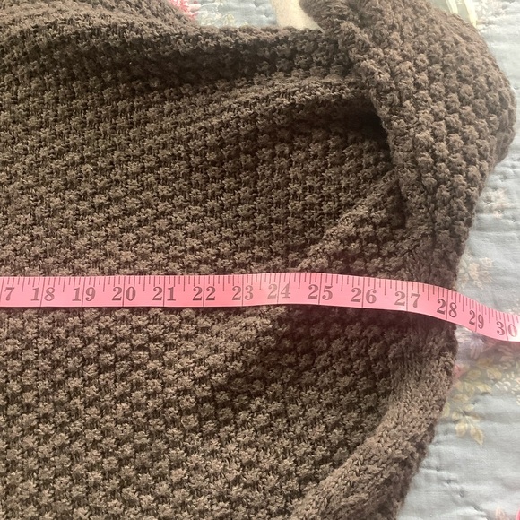 Brandy Melville Open Front Wool Blend Cardigan Sweater One Size Asymmetrical - Picture 7 of 9